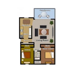 2x1 A18 floor plan