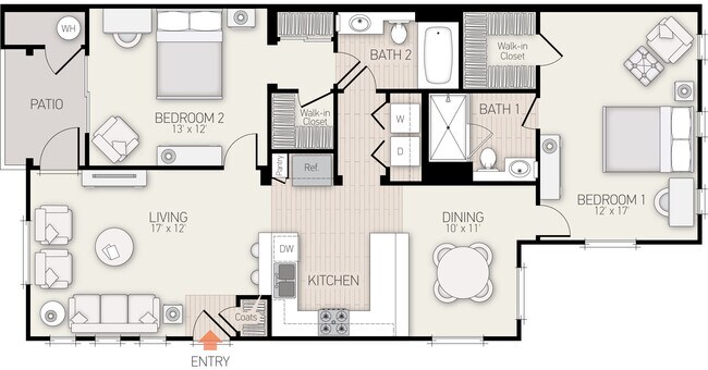 Plan 8 A308 floor plan