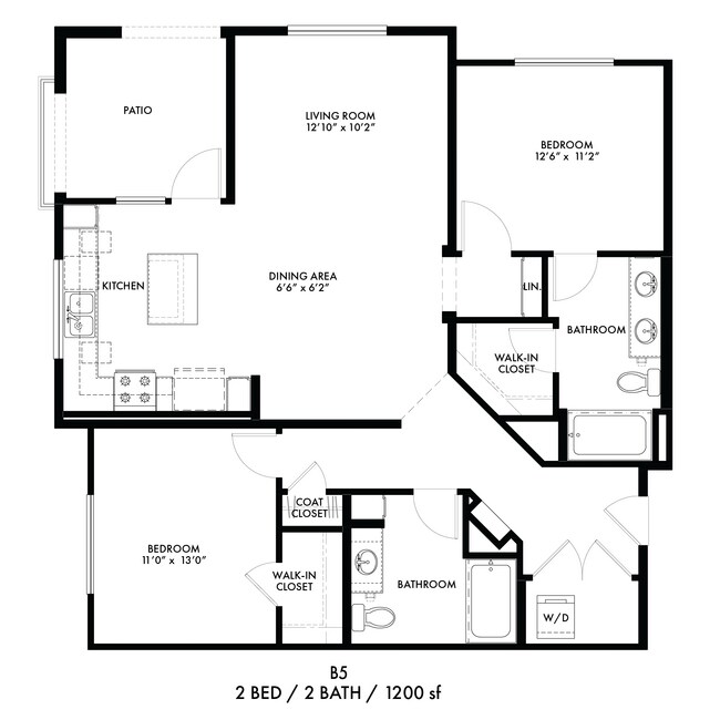 Plan B5 3-1101 floor plan