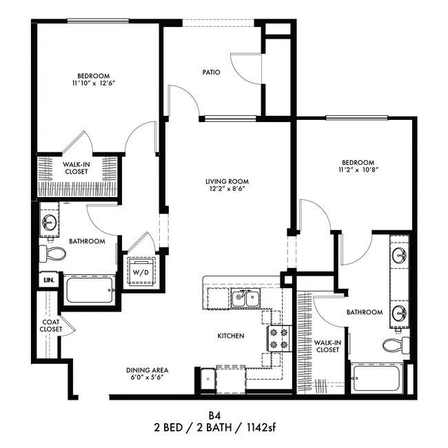 Plan B4 6-6308 floor plan