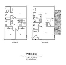 Cambridge floor plan
