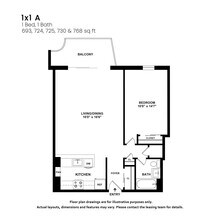 1x1 A 1404 floor plan