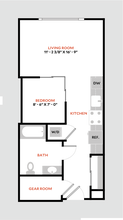 Studio B 5445 floor plan