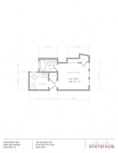 Studio • 1 Bath 1600-15 floor plan