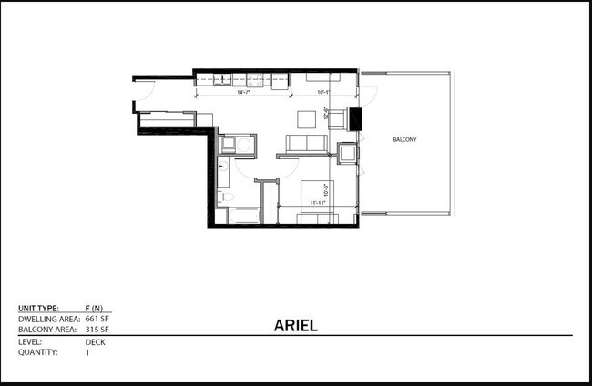 F FLOOR PLAN (Deck) floor plan