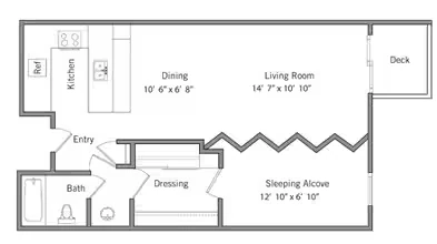 Unit G117 G117 floor plan