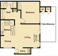 A - 1X1 691 DOWN 710 floor plan