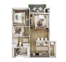 Unit 0437 0437 floor plan