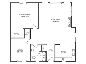 Cottage B 10 floor plan