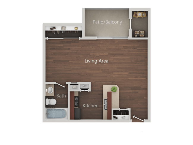 STUDIO B 009 floor plan