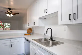 Two Bedroom, One Bathroom Town floor plan