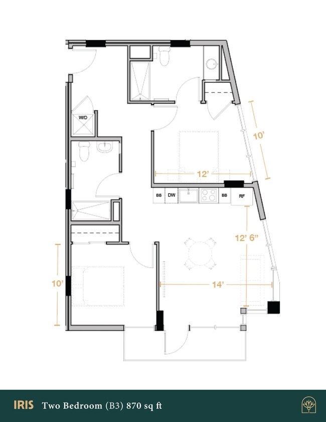 B3 809 floor plan