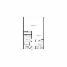 Studio A 06-6223 floor plan