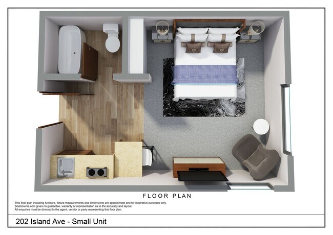 Small Studio floor plan