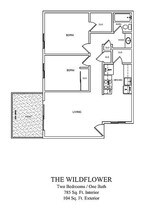 The Wildflower 102 floor plan