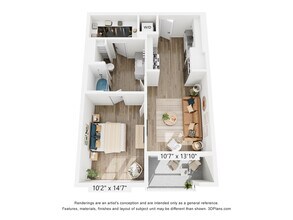 A1 403 floor plan