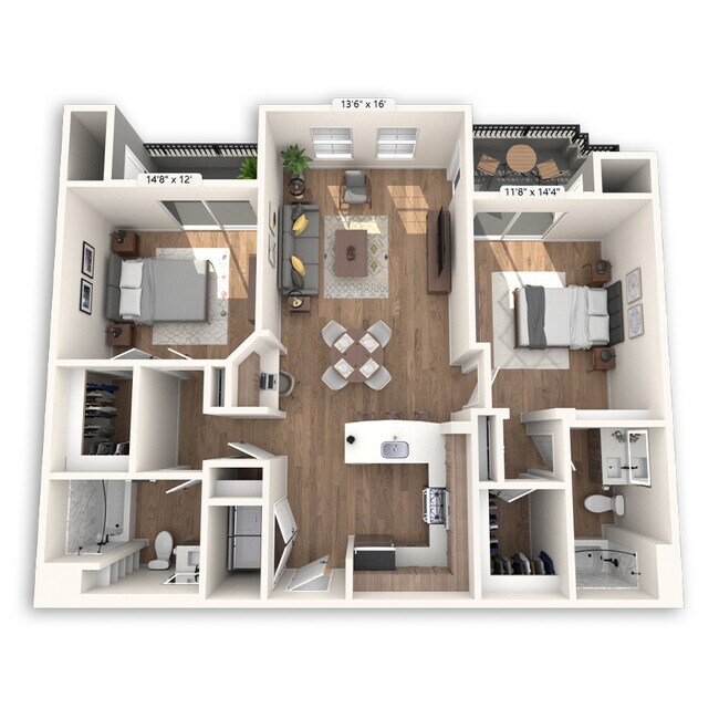 La Jolla 302 floor plan