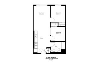 2x1 A 60% 313 floor plan