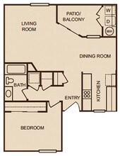 1x1B 004 floor plan