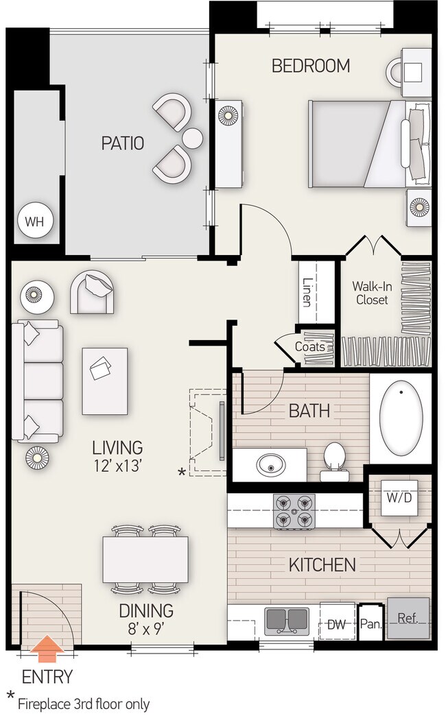 Plan C 207 floor plan