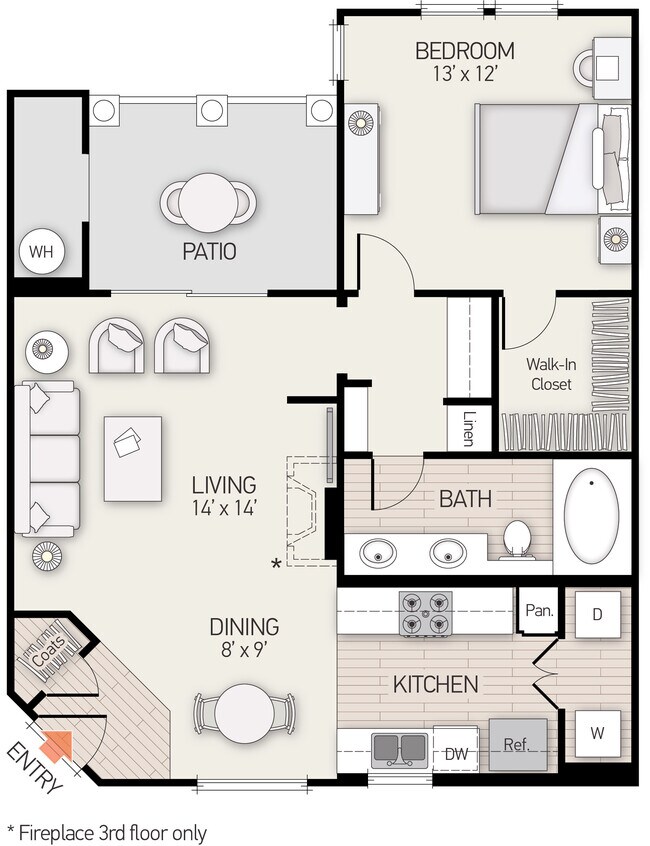 Plan D 208 floor plan