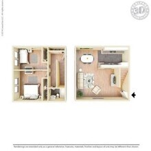 Unit 858-C 848-A floor plan