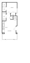 A1 1 Bedroom floor plan