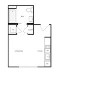 S1 Studio floor plan
