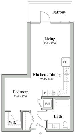 A1 1222 floor plan