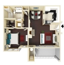 1x1-735 61-114 floor plan
