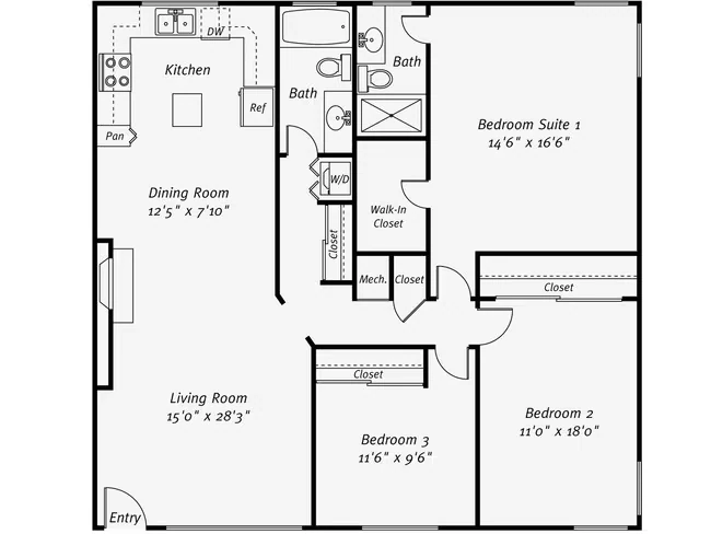 C1 043-7954 floor plan