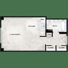 Studio StudioWaitlist floor plan