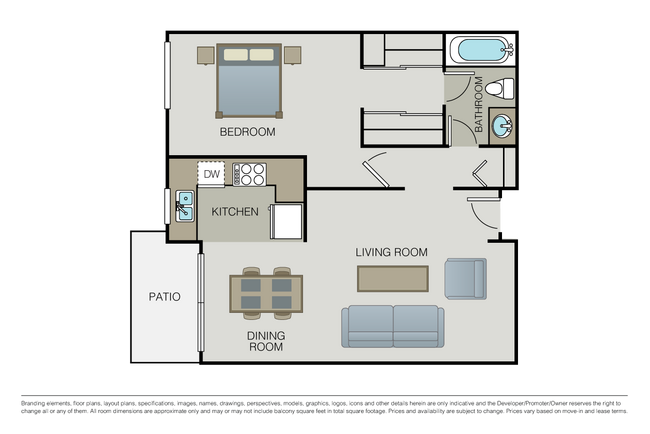 Plan 1A A305 floor plan