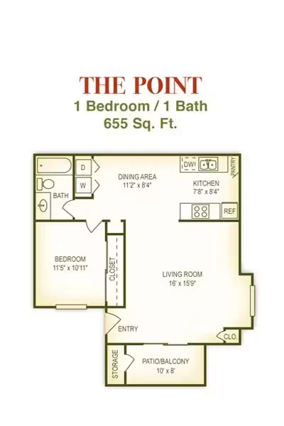 Point floor plan