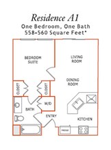 Residence A1 207 floor plan