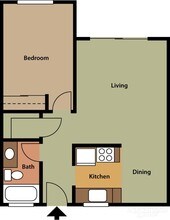 1 Bedroom 1st Floor floor plan