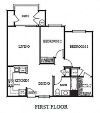 Two Bedroom A 5104 5104 floor plan