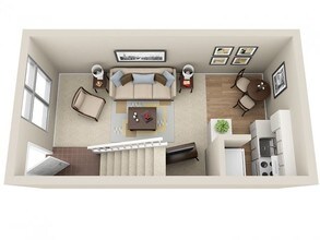 1 Bed Loft 106 106 floor plan