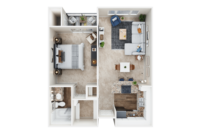 1X1 3324 floor plan