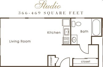 Studio floor plan