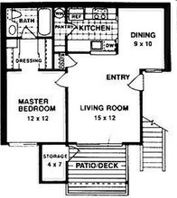 1x1 203E floor plan
