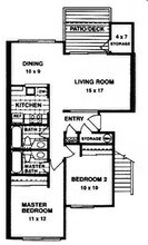 2x2 2202W 2202W floor plan