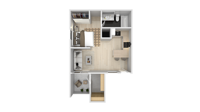Studios 411 floor plan