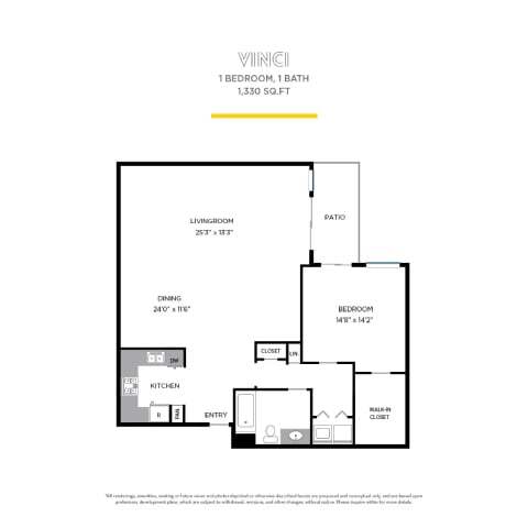 Vinci floor plan