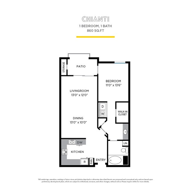 Chianti floor plan