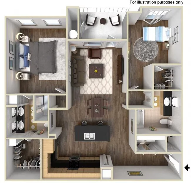 40c1 2x2 09-301 floor plan