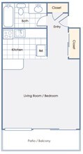 Studio floor plan