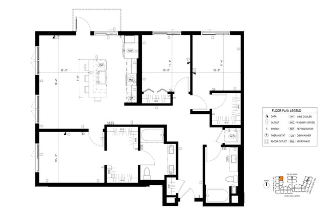 D2 3 Bedroom 0337 floor plan
