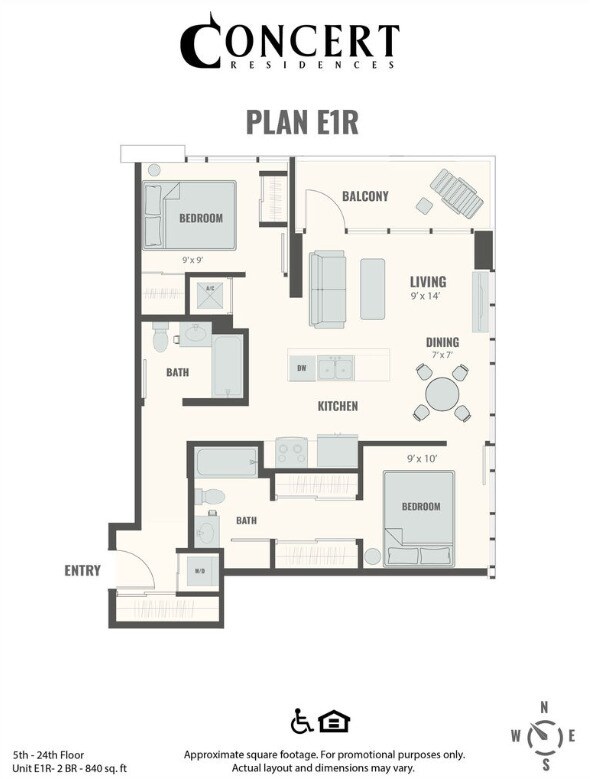 Concert E1R 2x2 0504 floor plan