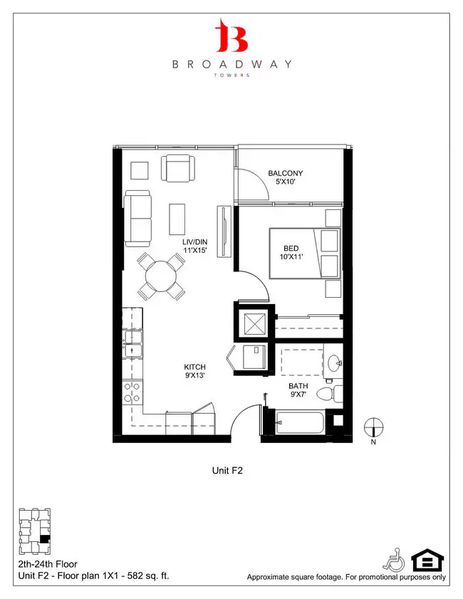 Broadway F2 1x1 0507 floor plan